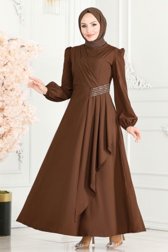 A.S.M. - Dress ASM2597 Light Brown