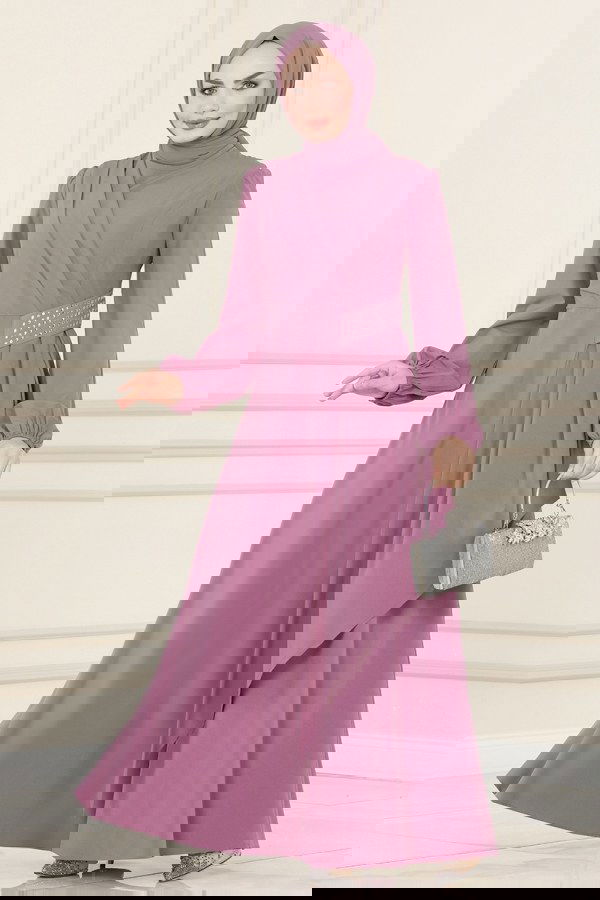 Modaselvim NET 20%+20% DISCOUNT IN THE CARD Dress ASM2597 Lilac