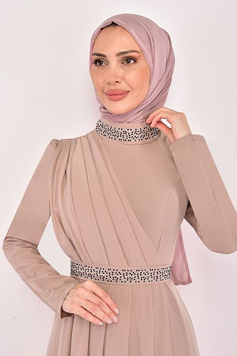 moda selvim Dress ASM2611-M Vision - Thumbnail