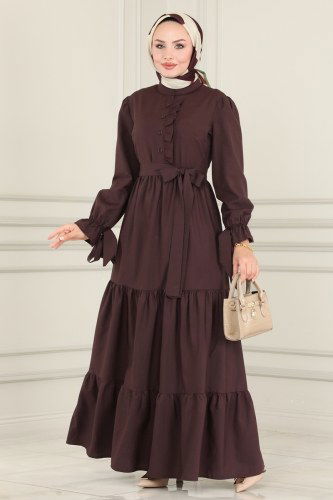 A.S.M. - Dress ASM2624 Brown