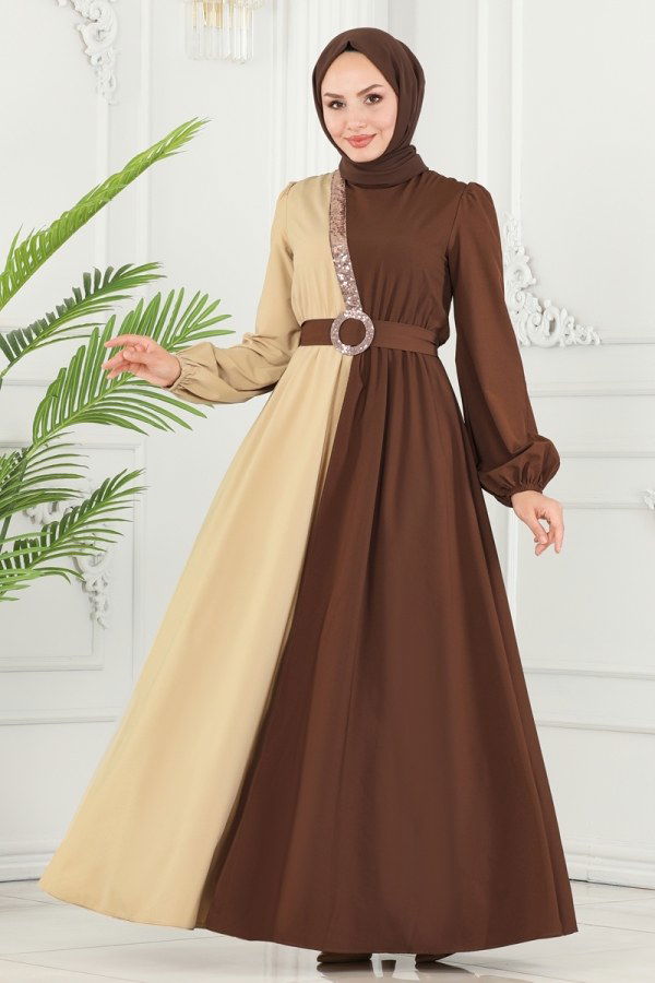 Dress ASM2674 Vision&Brown - 3