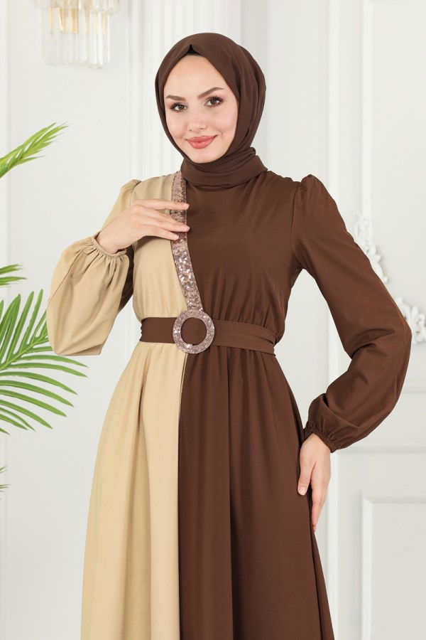 Dress ASM2674 Vision&Brown - 4