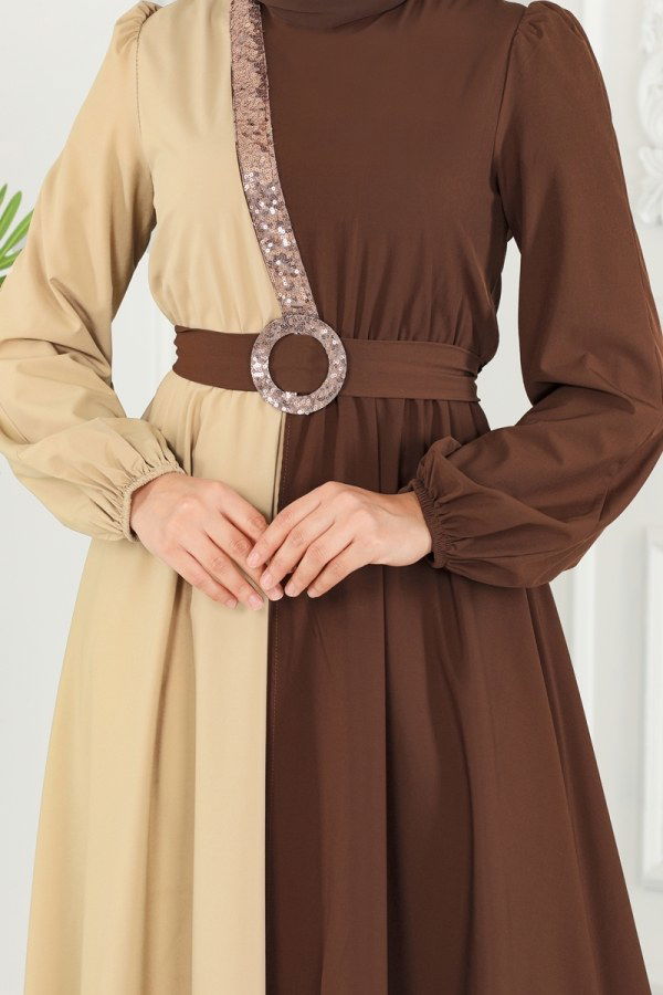 Dress ASM2674 Vision&Brown - 5