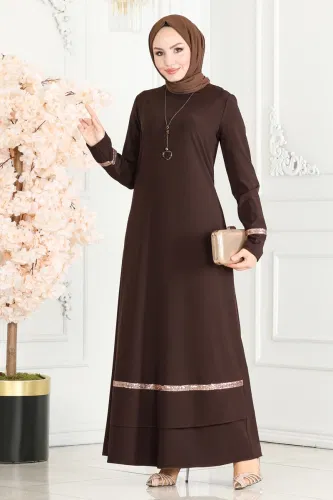 A.S.M. - Dress ASM2682 Bitter Brown