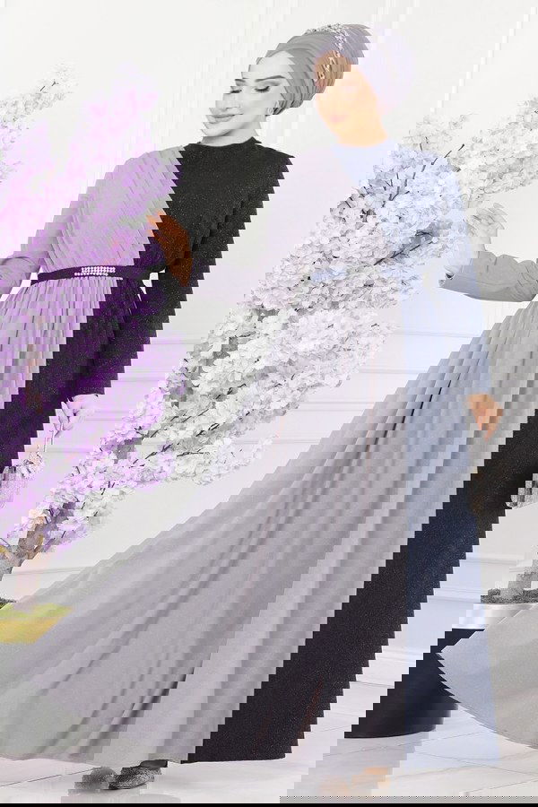 Modaselvim الفساتين الفستان رمادي وكحلي ASM2685