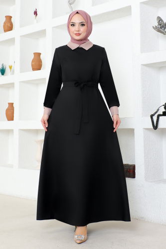 MRV A.S.M. - الفستان أسود نمط التمساح ASM2687-M