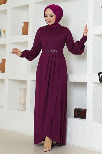 moda selvim الفستان توتي ASM2723 - Thumbnail