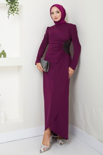 A.S.M. - Dress ASM2743 Damson