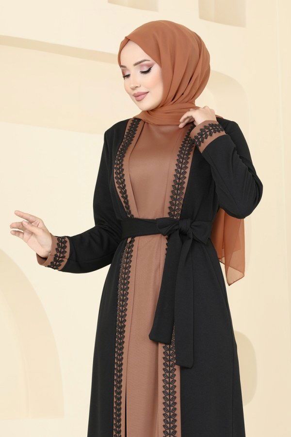 Dress ASM2764 Black & Tan - 3