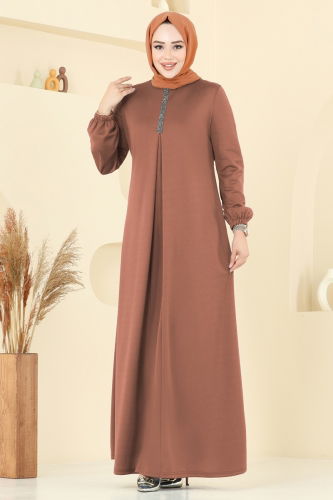 A.S.M. - Dress ASM2824 Tan