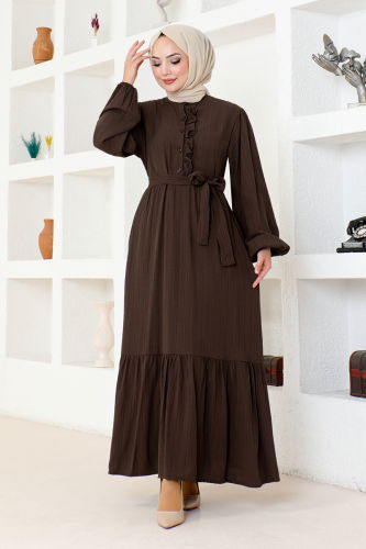 MRV H.B.S. - DRESS HBS2459-M Coffee