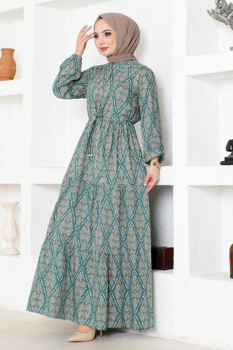 moda selvim DRESS MDP1131-M Mint - Thumbnail