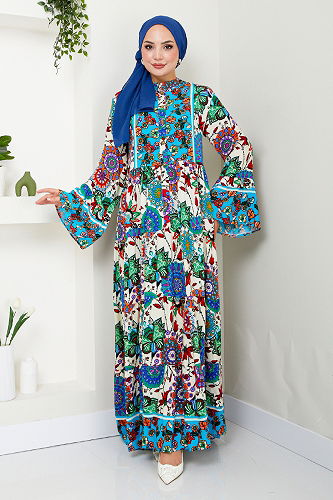 moda selvim DRESS MDP7113-M Blue - Thumbnail