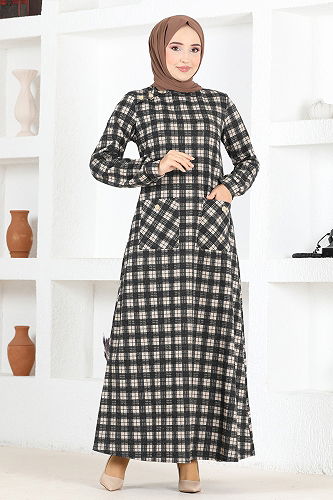 moda selvim Dress MSL1566-M Vision - Thumbnail