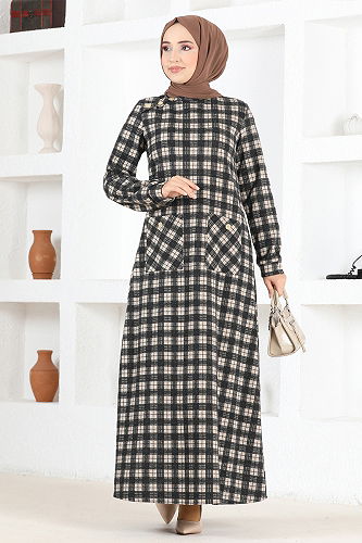 moda selvim Dress MSL1566-M Vision - Thumbnail