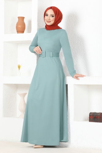 moda selvim Dress MSL3010 Mint - Thumbnail