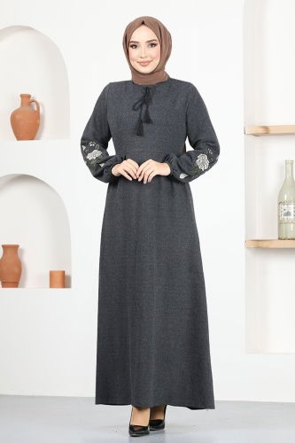 M.S.L. - Dress MSL8006 Anthracite