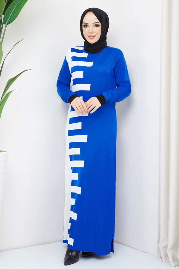 Modaselvim Dress DRESS MSV21206-M Indigo