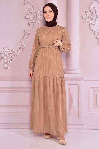 MRV N.E.V. - الفستان بيج NEV14871-M
