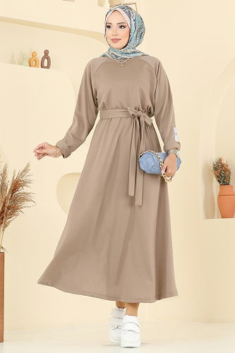 moda selvim Dress PL2828 Dark Vision - Thumbnail