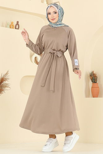 moda selvim Dress PL2828 Dark Vision - Thumbnail