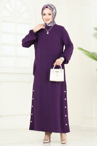 P.L. - Dress PL4346 Damson