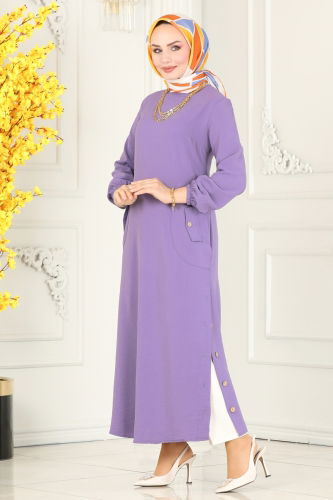 P.L. - Dress PL4346 Lila