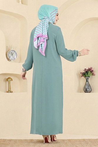 moda selvim Dress PL4346 Mint - Thumbnail