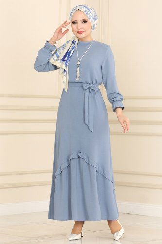 P.L. - Dress PL8079 Ice Blue