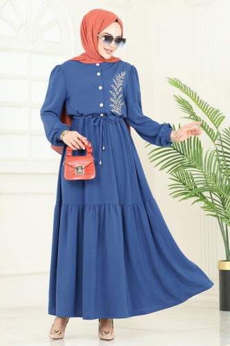 P.L. - Dress PL9069 Indigo