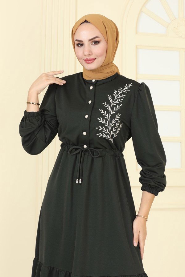 Dress PL9082 Emerald - 3