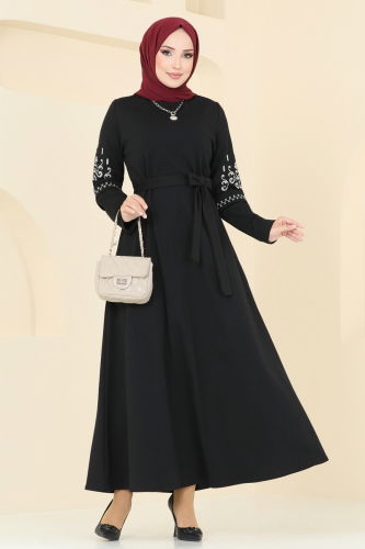 P.L. - Dress PL9090 Black