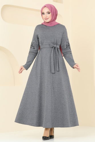 P.L. - Dress PL9090 Gray