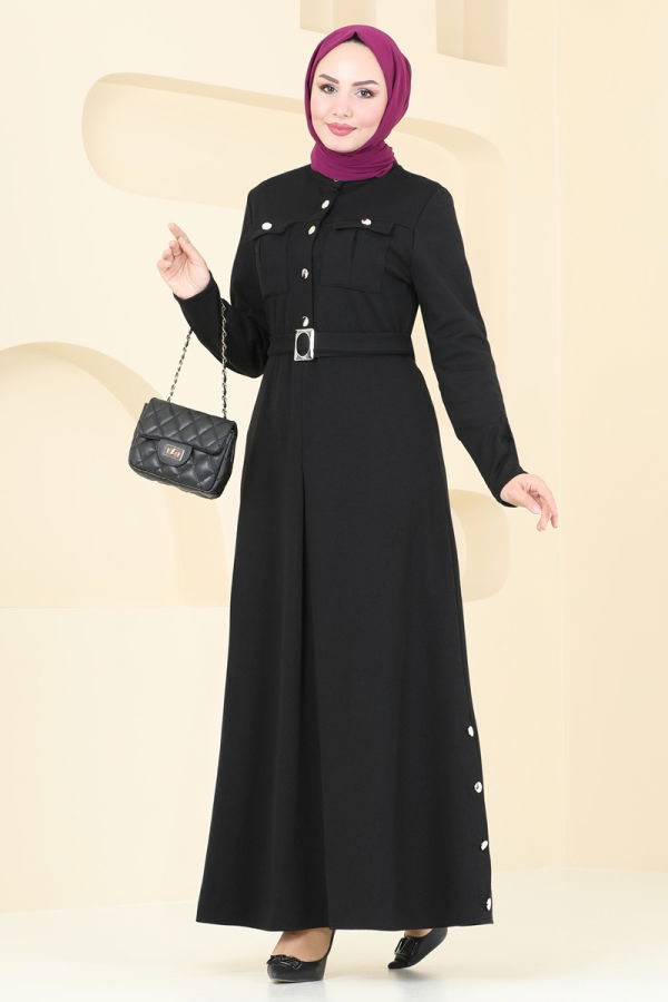 Modaselvim Dress Dress PL9108 Black