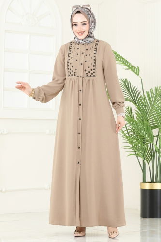 moda selvim Dress PL9124 Vision - Thumbnail