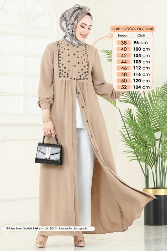 moda selvim Dress PL9124 Vision - Thumbnail