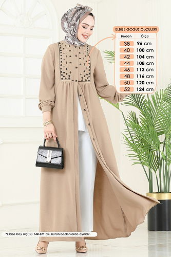 moda selvim Dress PL9124 Vision - Thumbnail