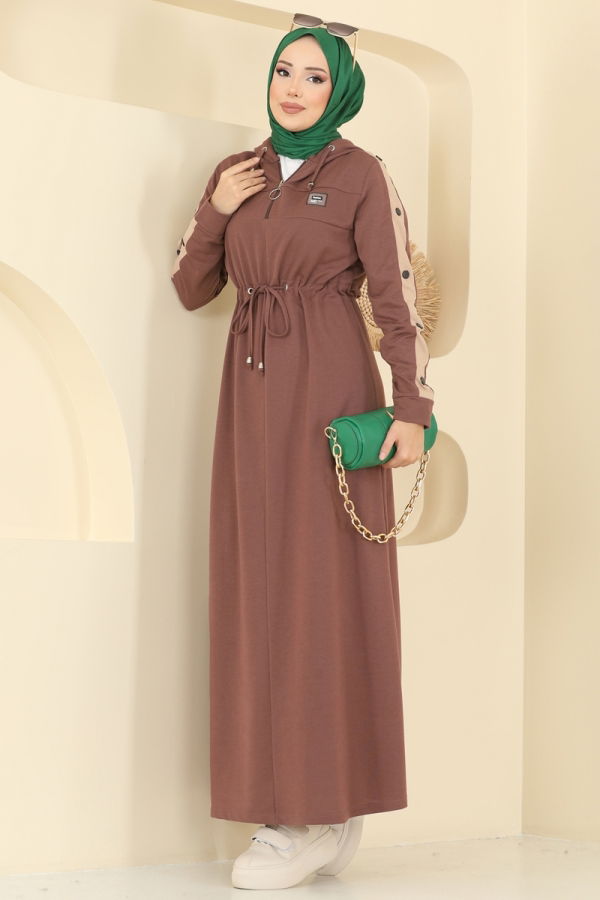 Modaselvim Dress Dress PL9177 Powder Vision