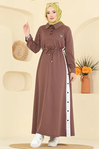 moda selvim Dress PL9178 Powder Vision - Thumbnail