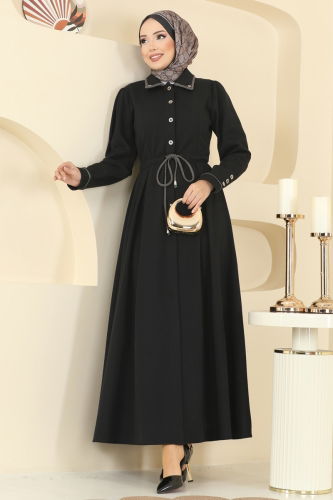 P.L. - Dress PL9183 Black