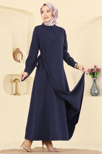 P.L. - Dress PL9190 Navy Blue