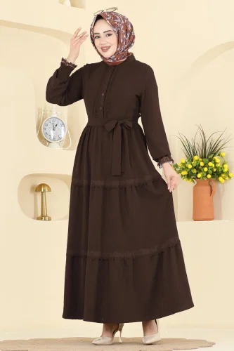 P.L. - Dress PL9200 Bitter Brown