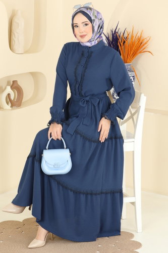 P.L. - Dress PL9200 Indigo