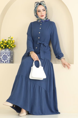 P.L. - Dress PL9203 Indigo