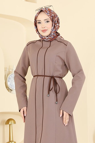 moda selvim Dress PL9219 Dark Vision - Thumbnail