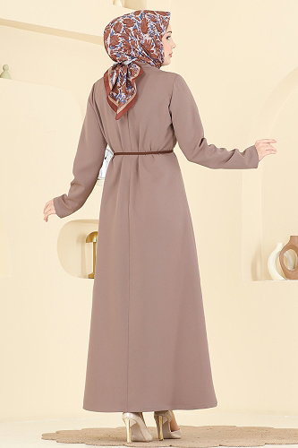 moda selvim Dress PL9219 Dark Vision - Thumbnail