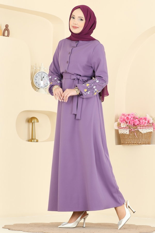 Modaselvim الفساتين الفستان ليلكي PL9220