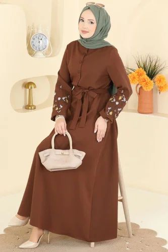 P.L. - Dress PL9220 Tan