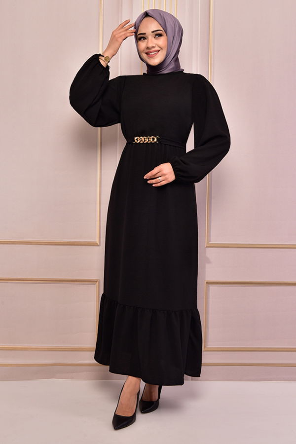 Modaselvim Dress DRESS TBT12052-M Black