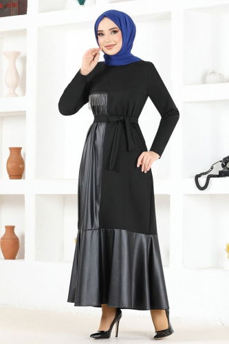 MRV T.B.T. - DRESS TBT3212-M Black Crocodile